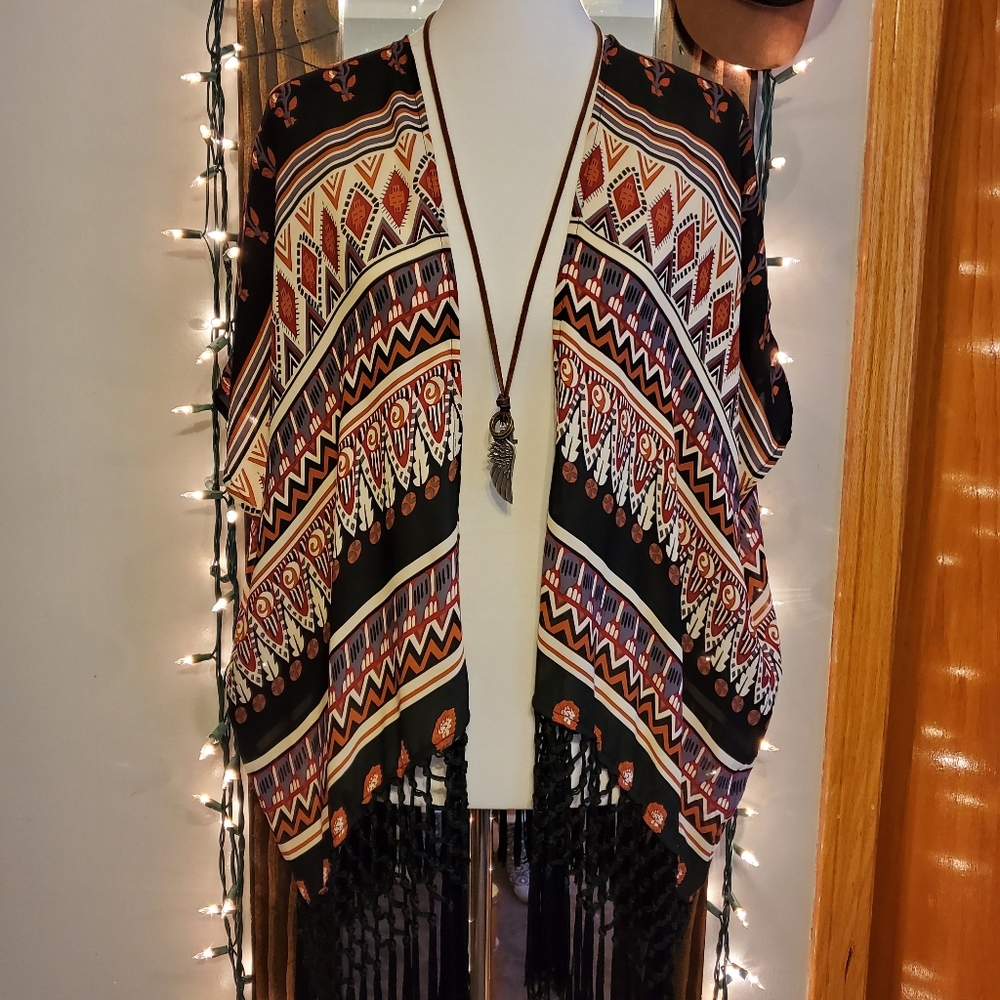 Forever 21 short sleeve kimono size M/L